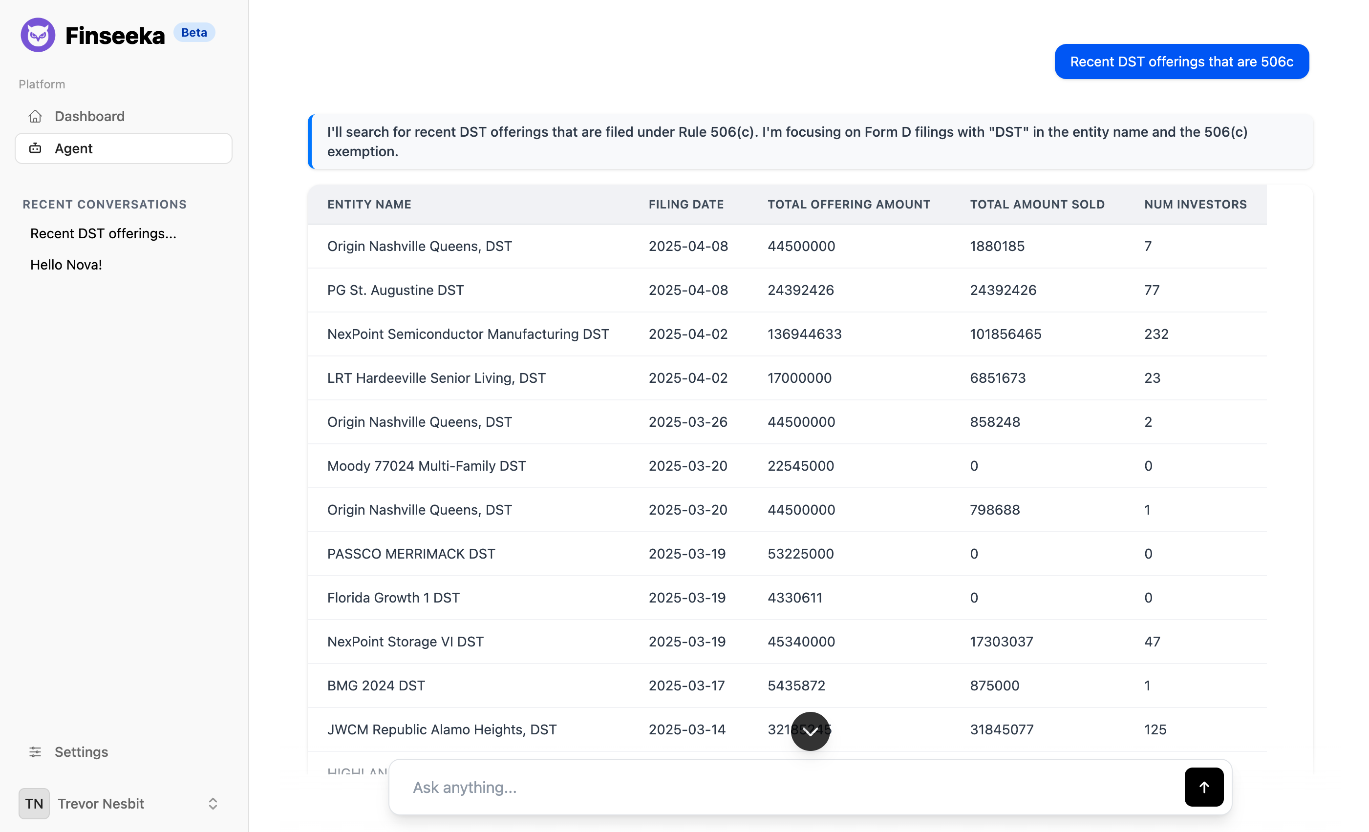 AI-enabled insights visualization
